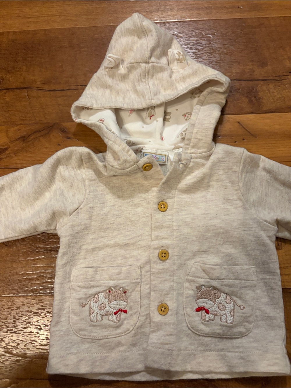 Vintage McBaby McDonald’s Hooded Cow Jacket 0-3 Months